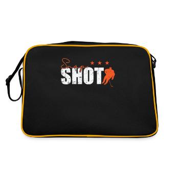 Snap Shot Ice Hockey - Retro Bag - black/gold - Back