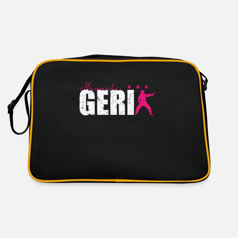 Karate Mawashi Geri kick Retro Bag
