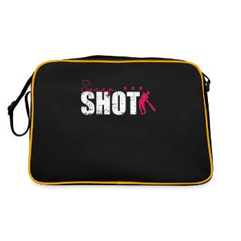 Sweep Shot Cricket - Sac Retro - noir/or - Dos