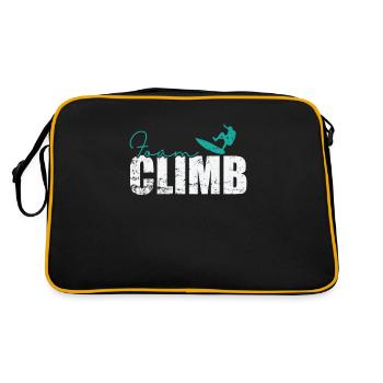 Foam Climb Surfing - Retro Bag - black/gold - Back