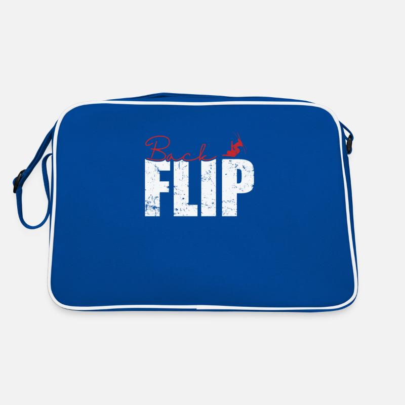 Backflip Skifahren Retro Tasche