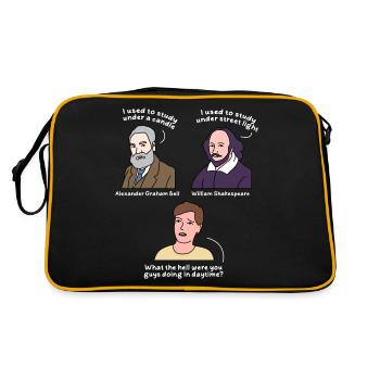 Design étudiant pour les jeunes fiers Pinoys - Sac Retro - noir/or - Dos
