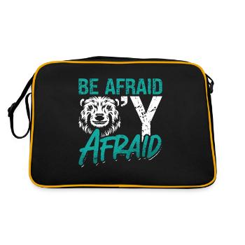 Beaver Dam Be Afraid Beaver'Y Afraid Rodent Lover - Retro Bag - black/gold - Back