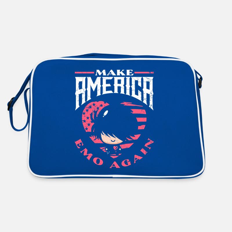 Emoticon Make America Emo Again Emocore Esthétique Sac Retro