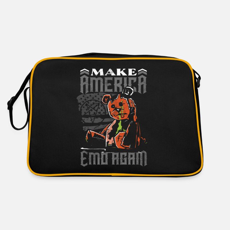 Emoticon Make America Emo Again Emocore Aesthetic Retro Tasche