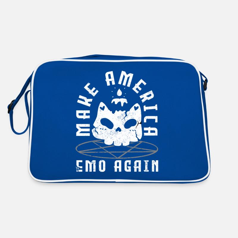 Emoticon Make America Emo Again Emocore Esthétique Sac Retro