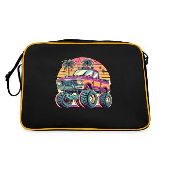 Monster Truck Monster Trucks Monster Truck Kids - Retro Bag - black/gold - Back