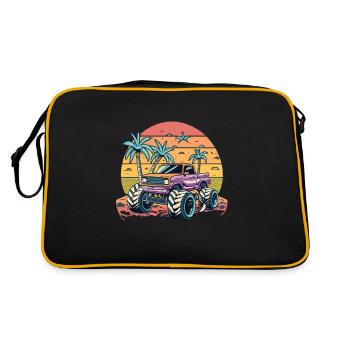 Monster Truck Monster Trucks Monster Truck Kids - Retro Bag - black/gold - Back