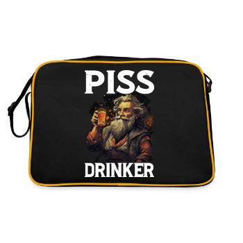 Piss Drinker 37 - Retro Bag - black/gold - Back