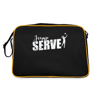 Jump Serve Volleyball - Retro Bag - black/gold - Back