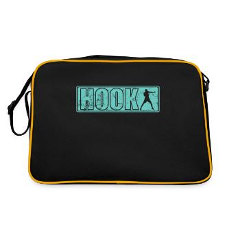 Hook Punch Boxes - Retro Bag - black/gold - Back