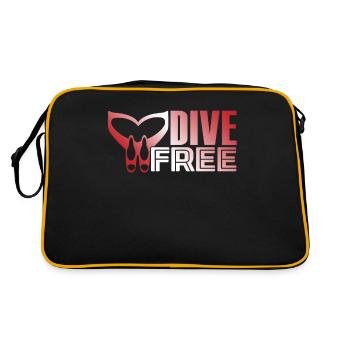 Freediving Dive Free Freediving - Retro Bag - black/gold - Back