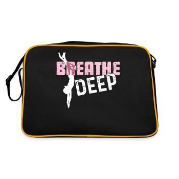 Freediving Deep Freediving - Retro Bag - black/gold - Back