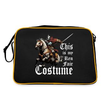 Ceci est mon Ren Faire Costume Renaissance - Sac Retro - noir/or - Dos