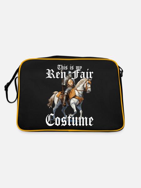 C’est mon tournoi costumé Ren Faire - Sac Retro - noir/or - Dos