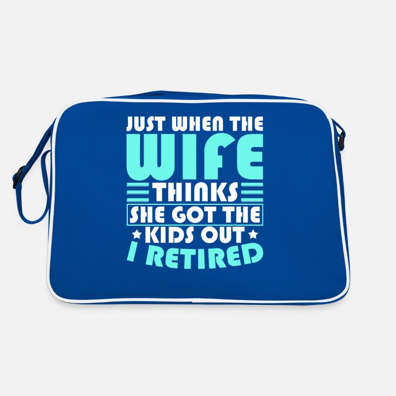 Pension de retraité drôle Sac Retro