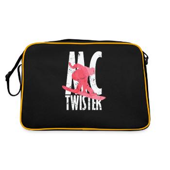 McTwister Snowboard - Retro Bag - black/gold - Back