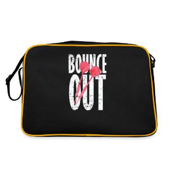 Bounce Out Darts - Retro Bag - black/gold - Back