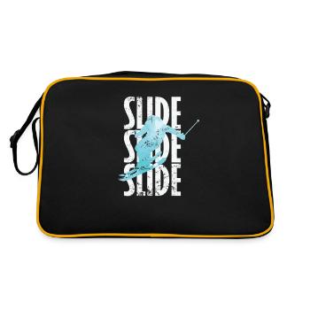 Ski de glisse - Sac Retro - noir/or - Dos
