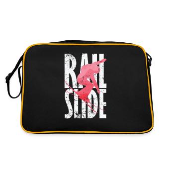 Rail Slide Skiing - Retro Bag - black/gold - Back