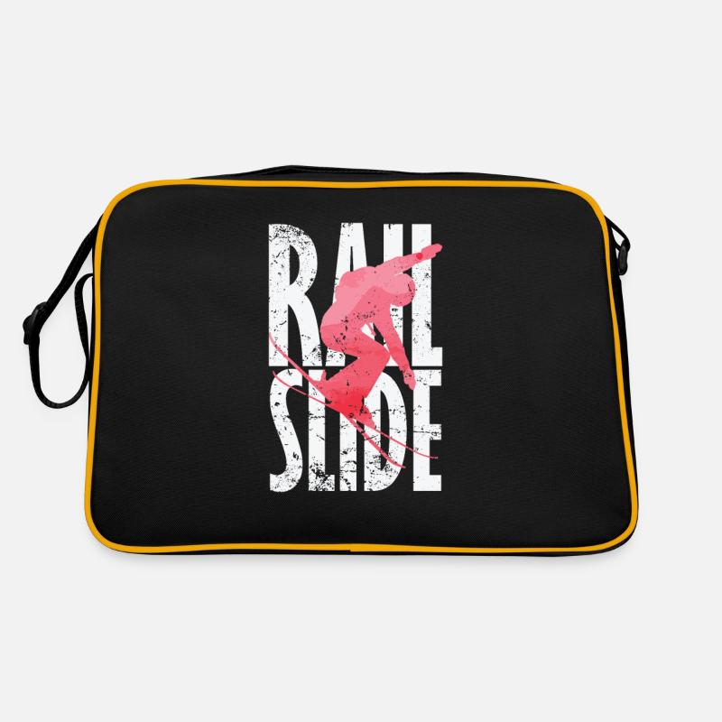 Rail Slide Skiing Retro Bag