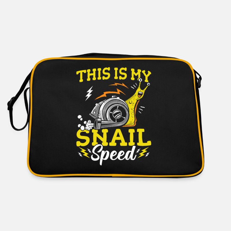 Snails Lovers Snail Speed Sluggish Retro Bag