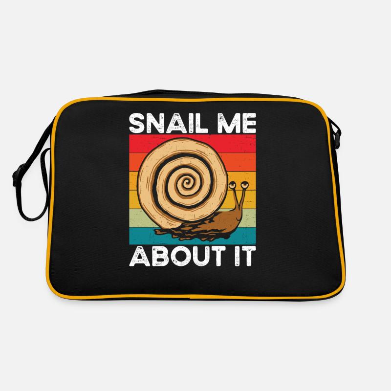 L’amoureux des escargots m’escargot à ce sujet Sac Retro