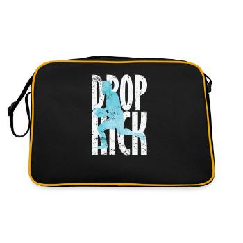 Drop Kick Rugby - Sac Retro - noir/or - Dos