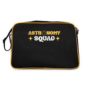 Astronomy Squad Astro Constellation Astrophysics - Retro Bag - black/gold - Back