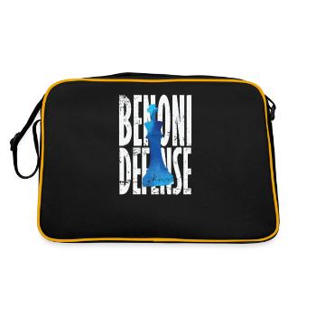 Benoni Défense Échecs - Sac Retro - noir/or - Dos