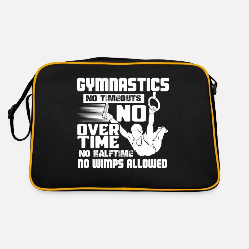 Gymnastics Gymnastics No Wimps Allowed Retro Bag