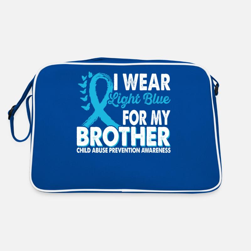 Portez du bleu clair pour prendre conscience de la Sac Retro