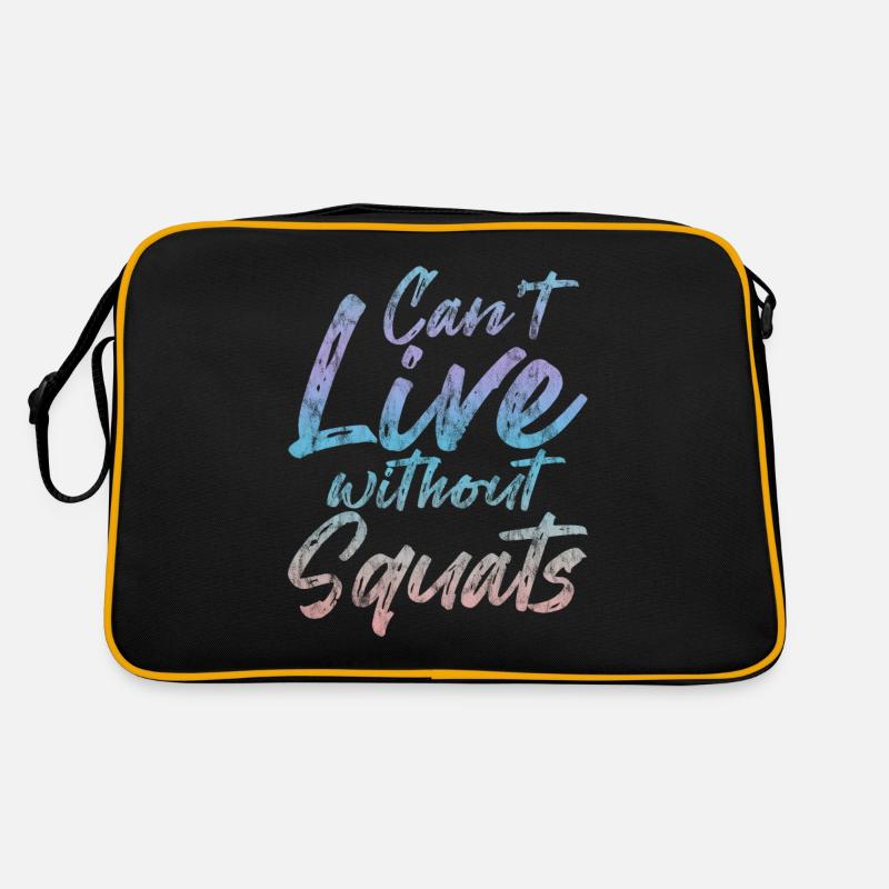 Impossible de vivre sans squats 3 Sac Retro