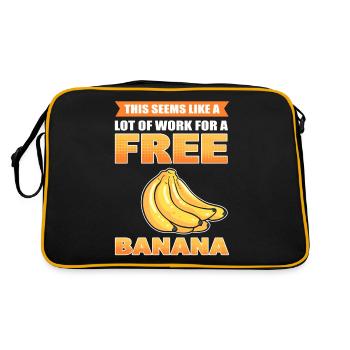 Cela semble être beaucoup de travail pour un - Sac Retro - noir/or - Dos