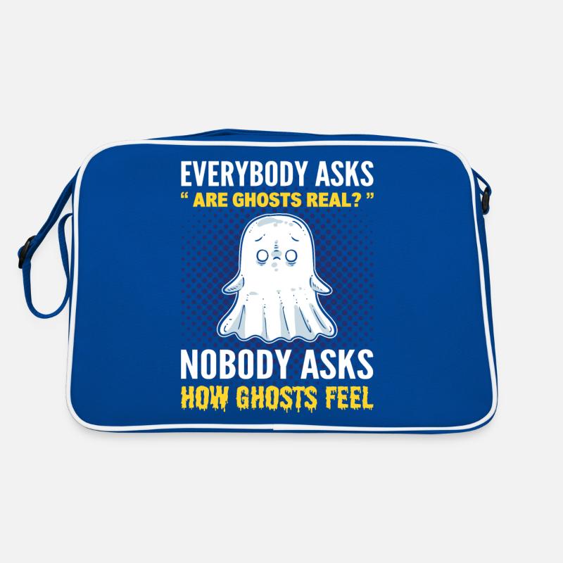 Everybody Asks Are Ghosts Real? Ghost Hunting Retro Bag