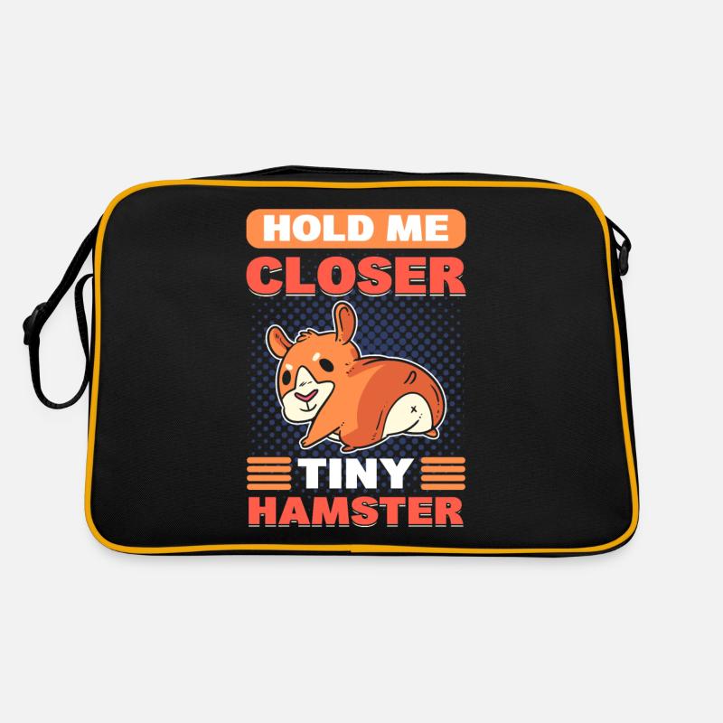 Hold Me Closer Tiny Hamster Retro Bag