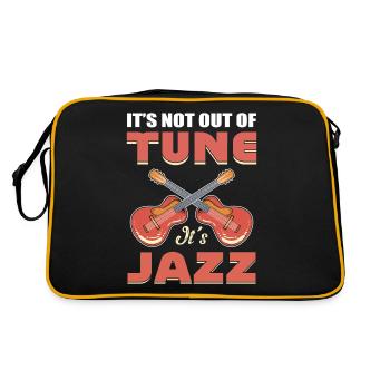 Ce n’est pas désaccordé, c’est du jazz Jazz Musique Jazz - Sac Retro - noir/or - Dos