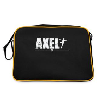 Axel Jump Figure Skating - Retro Bag - black/gold - Back