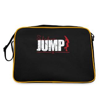 Salchow Jump Figure Skating - Retro Bag - black/gold - Back