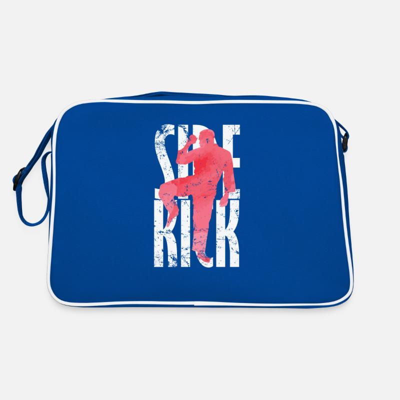 Side Kick Kickboxen Taekwondo Retro Tasche
