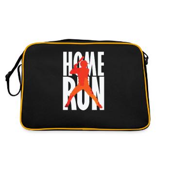 Home Run Baseball - Retro Bag - black/gold - Back