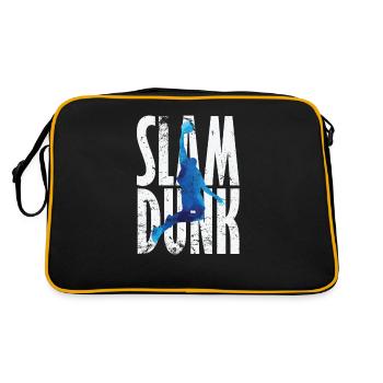 Slam Dunk Dribbler Basketball - Sac Retro - noir/or - Dos