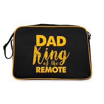 Dad King Of The Remote 3 - Retro Bag - black/gold - Back