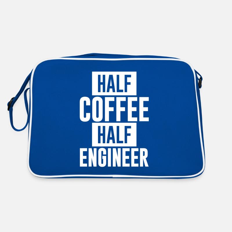 Half Coffee Half Engineer Retro Bag