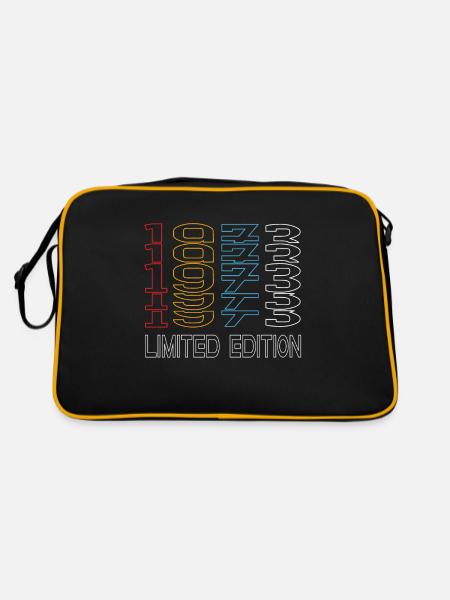 Edition Limitée 1973 Anniversaire 1973 Vintage Rétro - Sac Retro - noir/or - Dos
