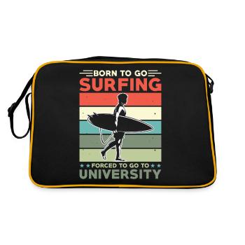 Surfer Surfer Planche de surf Dicton - Sac Retro - noir/or - Dos