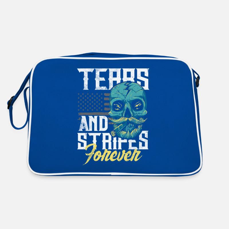 Emoticon Emo Tears and Stripes Forever Emocore Retro Tasche