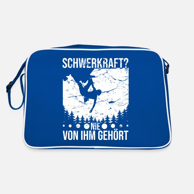 Kletterer Spruch Bouldern Boulderhalle Boulderer Retro Tasche