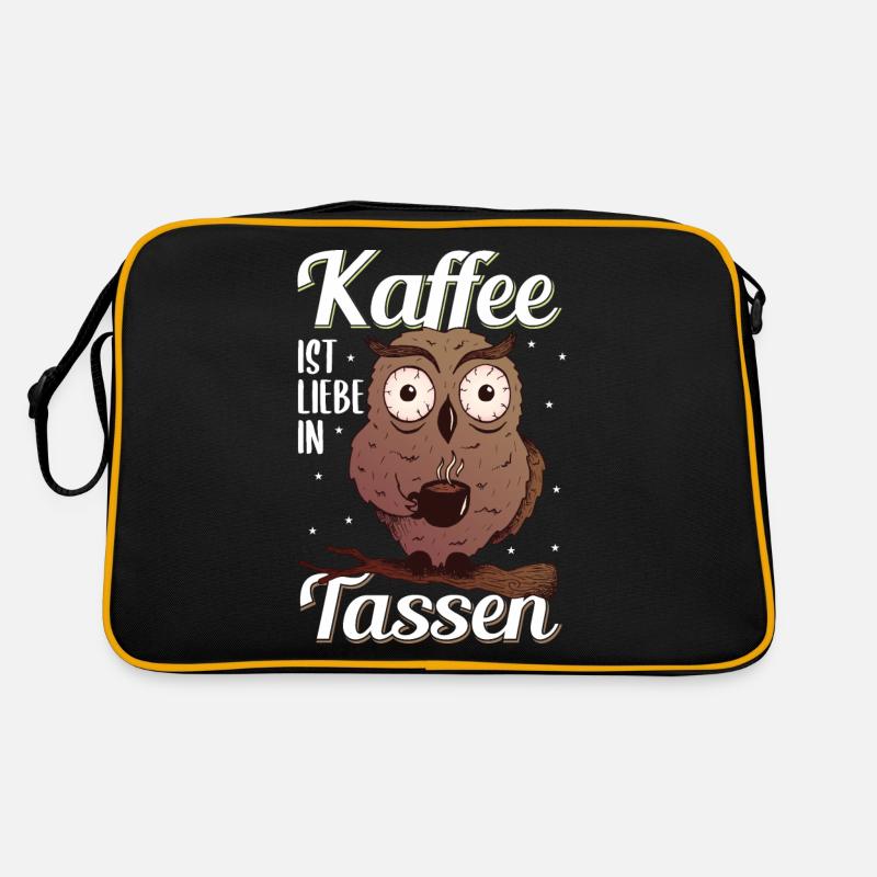 Café pour les grusouches du matin Sac Retro