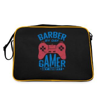 de jour Gamer by Night Coiffeur - Sac Retro - noir/or - Dos